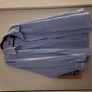 IZOD long sleeve blue dress shirt size 3XLT